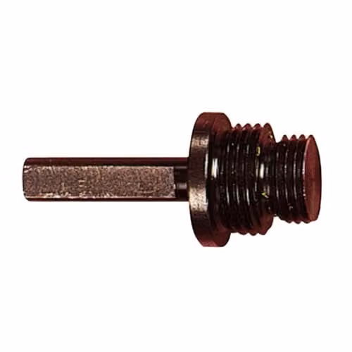 Starrett KA19 Bimetal Hole Saw Arbor in Black and Silver with Stainless Steel Pilot Drill – 1