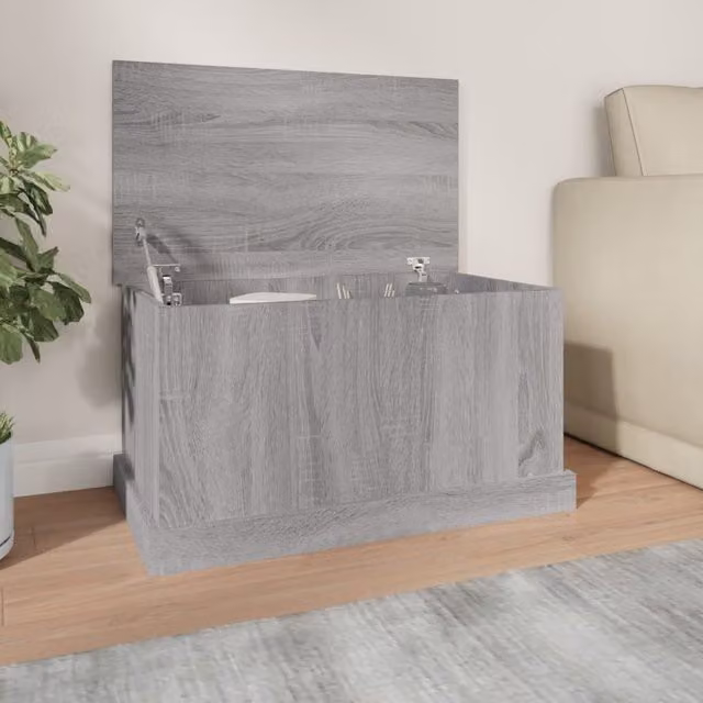 Berkfield Home Grey Sonoma Storage Box W/D/H: 70 x 40 x 38 cm