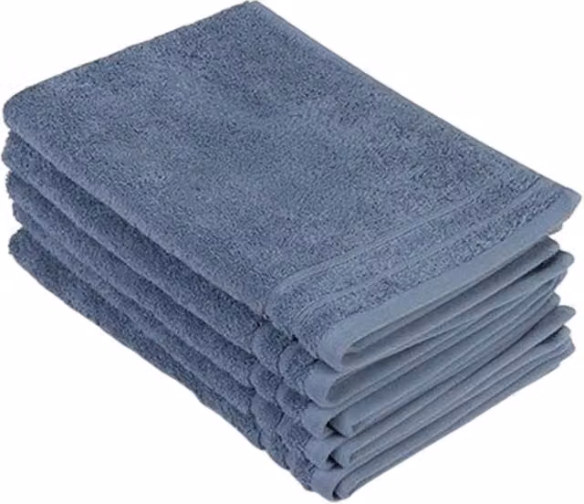 ARTG Fluffy Cotton Terry Guest Towel in Blue, W/D/H: 60 x 60 x 6 cm