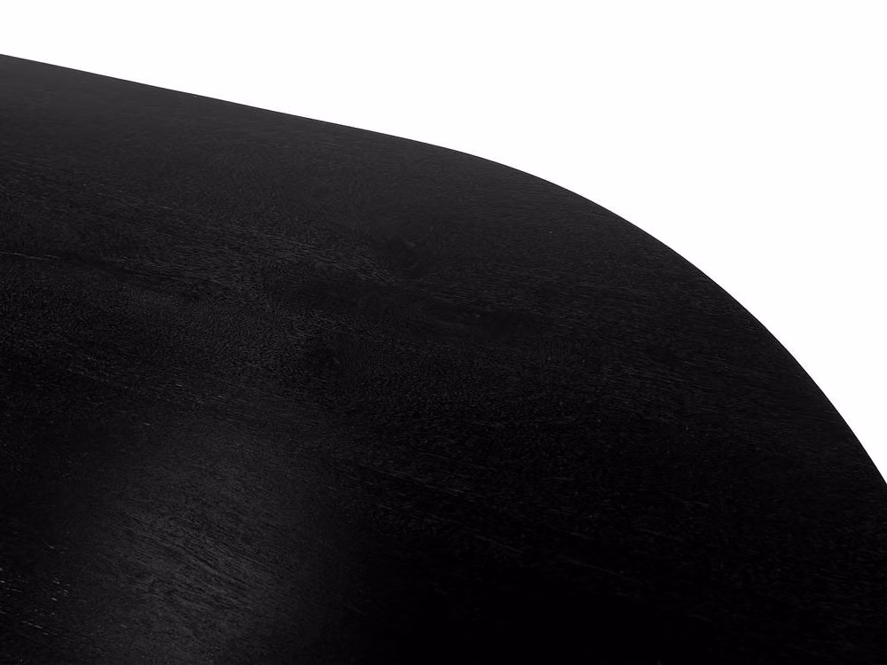 Vente-unique Balimela Mango Wood Dining Table with 6 Seater Settings in Black – 4