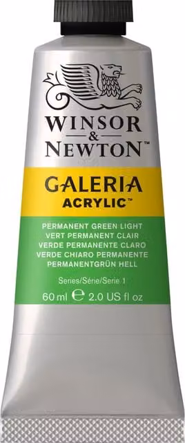 Winsor and Newton Galeria Acrylic Paint in Green Light