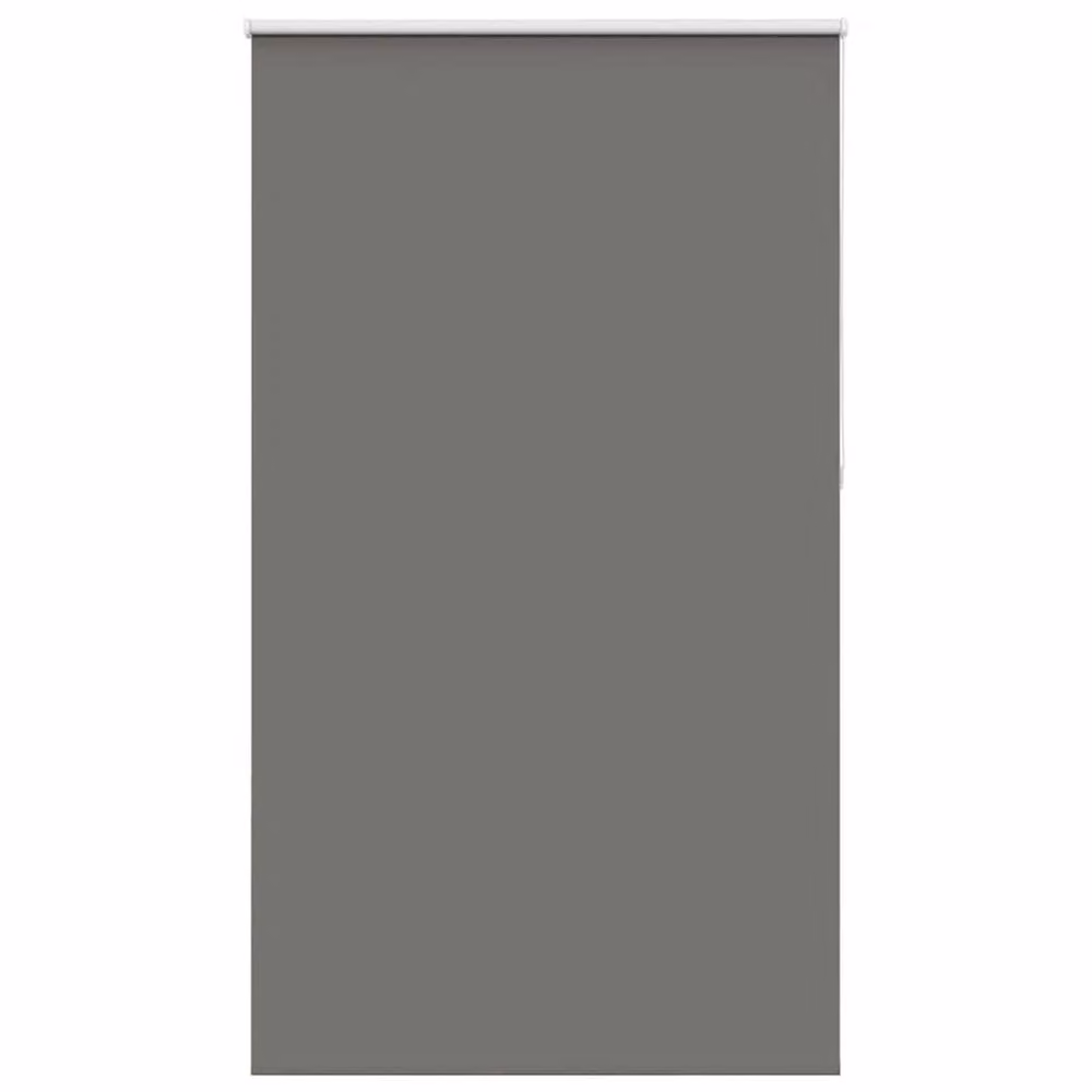 Berkfield Home Grey Blackout Roller Blind, Thermal Insulating Polyester, W: 135 cm, H: 210 cm – 2
