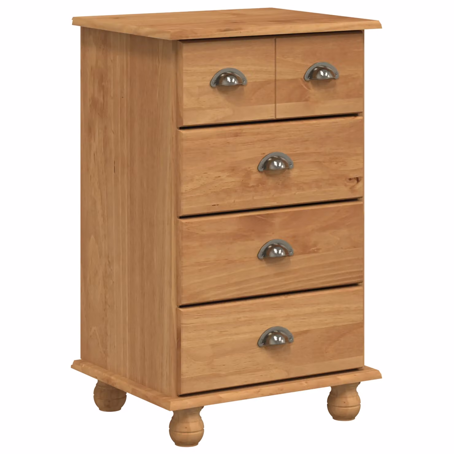 Berkfield Home ASKIM Chest of Drawers in Honey Brown Solid Wood Pine, W: 45.8 cm, D: 40 cm, H: 79 cm – 2
