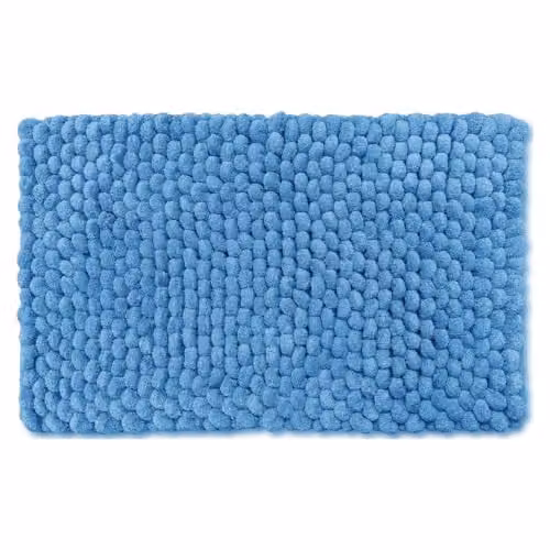 Allure Bath Fashions Bobbi Giant Bobble Bath Mat, Blue, W: 50 cm, D: 80 cm