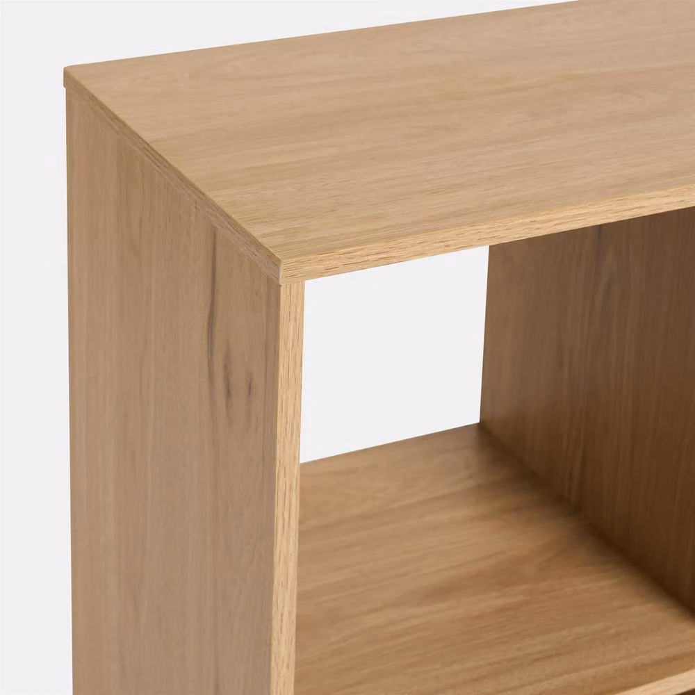OHS Dallas 6 Cube Wood Effect Storage Unit Bookcase in Natural – 5