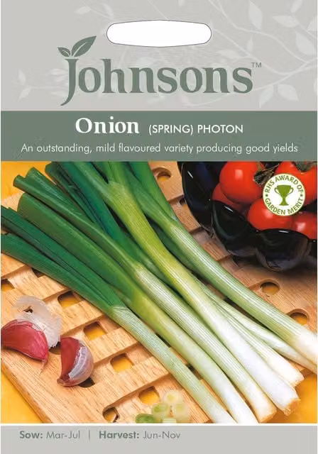 Johnsons Photon Spring Onion Vegetable Seeds