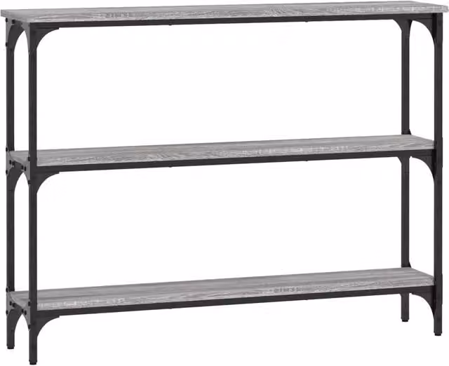 Berkfield Home Grey Sonoma Console Table, W/D/H: 100 x 22.5 x 75 cm – 1