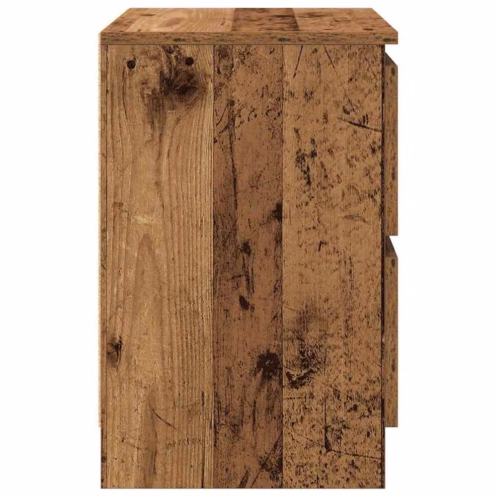 Berkfield Home Rustic TV Cabinet in Brown Engineered Wood, W/D/H: 40 x 35 x 54 cm – 4