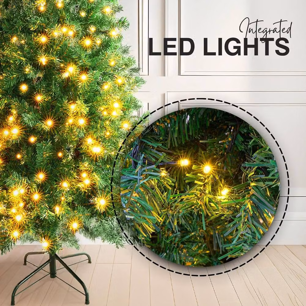 Pelle & Sol 6ft Pre-Lit Artificial Alaskan Pine Christmas Tree in Green – 2