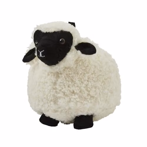 Ulster Weavers Woolly Sheep Animal Print Door Stop in White, Black and Beige, W: 22 cm, D: 18 cm, H: 15 cm