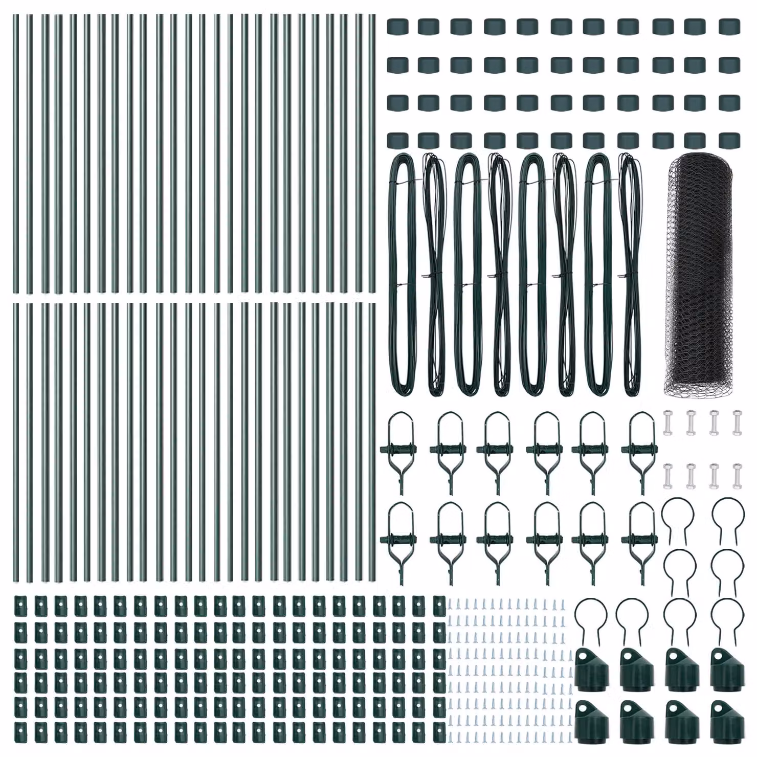 Berkfield Home Grey Steel Hexagon Fence, H: 0.4 m x W: 100 m – 2