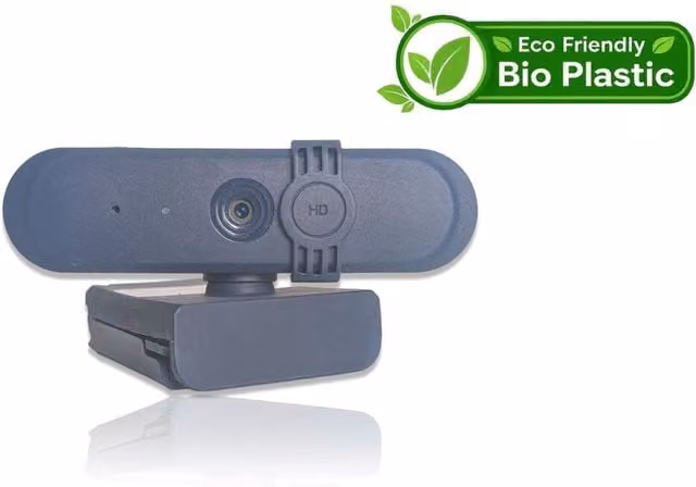 Accuratus Bioplastic CAM900 Full HD USB Webcam in Black and Blue