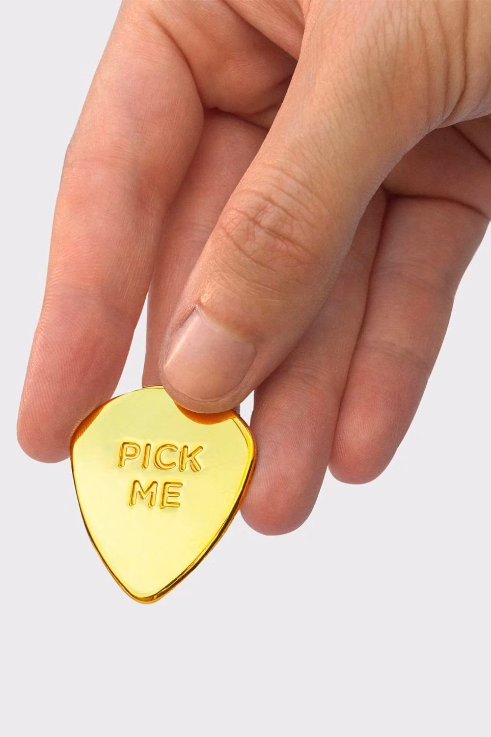 Suck UK Pick Me Gold Plectrum Lucky Charm Metal Tabletop Ornament – 2