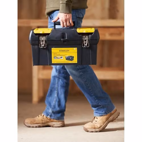 Stanley Toolbox with Inserts, Black and Multicolour, W: 50.0 cm, D: 26.0 cm, H: 25.0 cm – 6