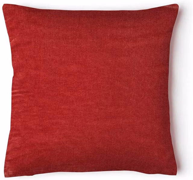 Intimates Grace Red Velvet Square Cushion, W x D: 43 x 43 cm
