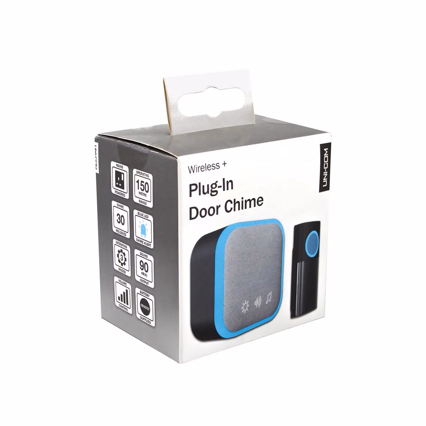 Uni-Com Plug-in Door Chime, Multicolour – 3