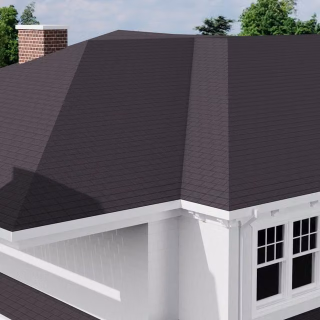 Livingandhome Set of 18 Self Adhesive Rectangular Asphalt Roof Shingles, Brown