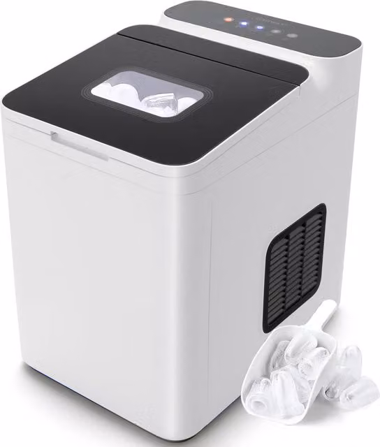 Costway Countertop Ice Maker in White