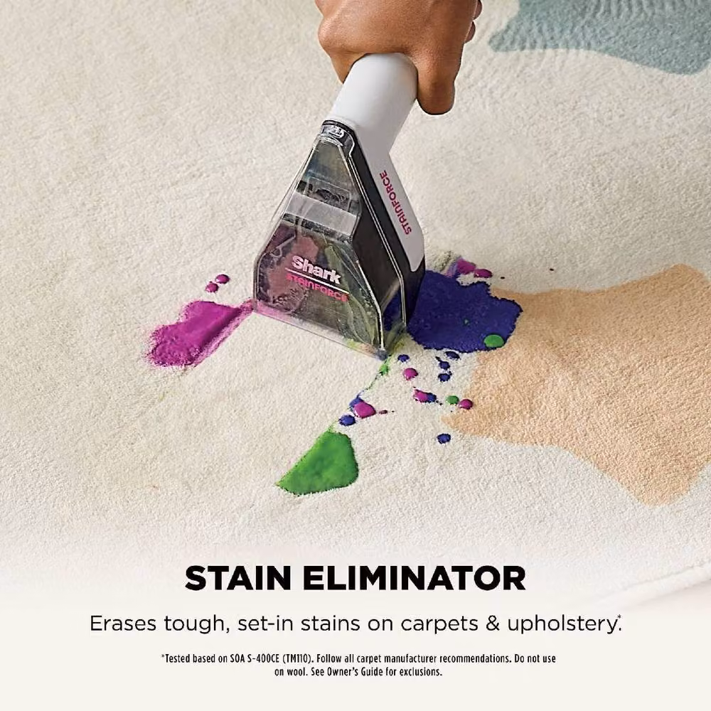 Shark EveryMess Portable 3 in 1 Stain Eliminator Wet and Dry Vac VX110UK, Blue – 4
