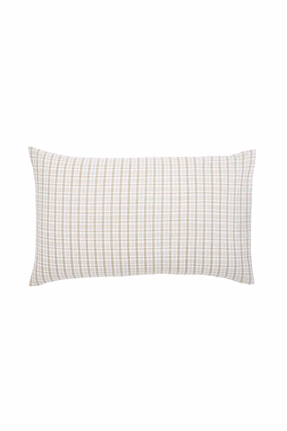 Helena Springfield Tranquil Check Reversible Duvet Cover and Pillowcase Set in Beige and White, W/D/H: 200 x 200 cm – 3