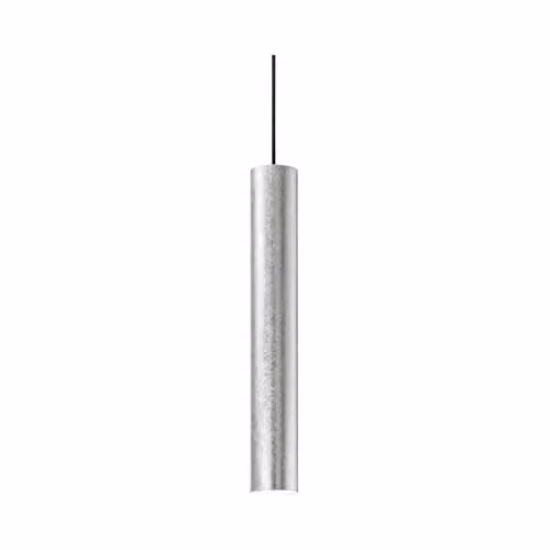 Ideal Lux Look Silver Pendant Light in Silver Metal