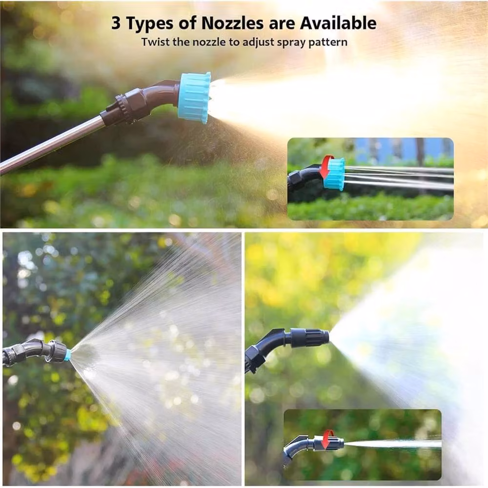 Nordara Rechargeable Battery Powered Garden Sprayer, 5 l, Green – 5