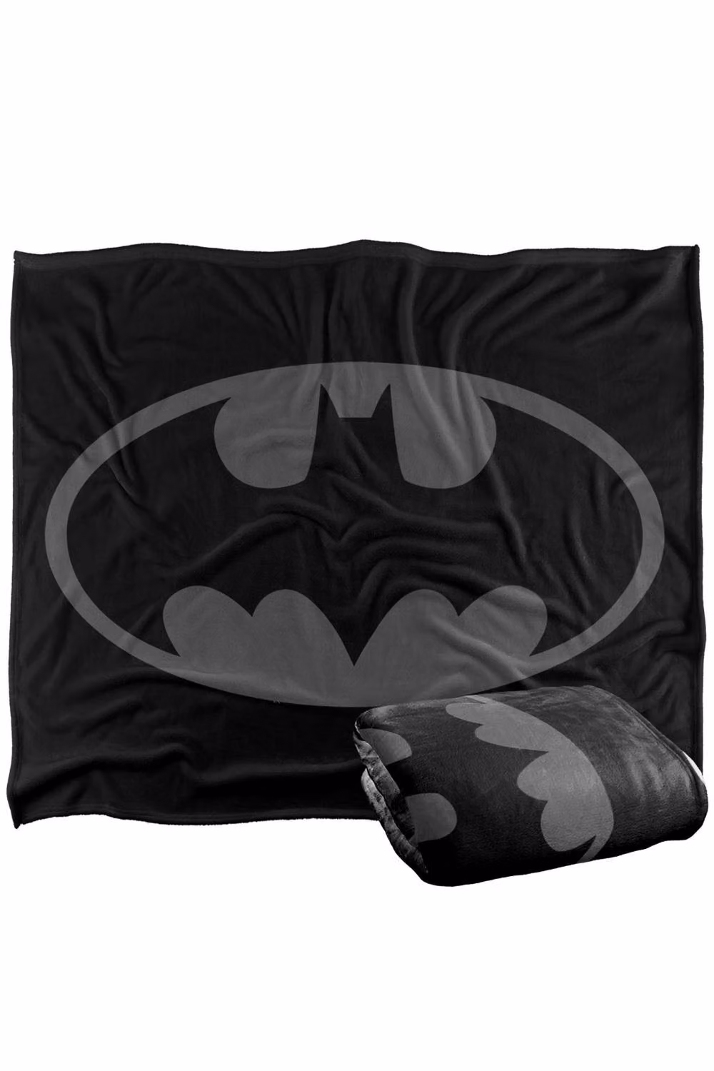 Warner Bros. Batman Classic Shield Logo Super Soft Fleece Throw Blanket, Multicolour, W/D/H: 152 x 127 cm – 6