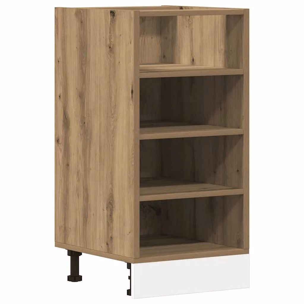 Berkfield Home Artisan Oak Bottom Kitchen Base Unit in Brown, W/D/H: 40 x 44.5 x 81.5 cm – 2