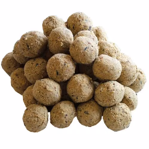 Twootz Unflavoured Fat Balls for Wild Birds, 4000g (50 Pack), Brown – 1