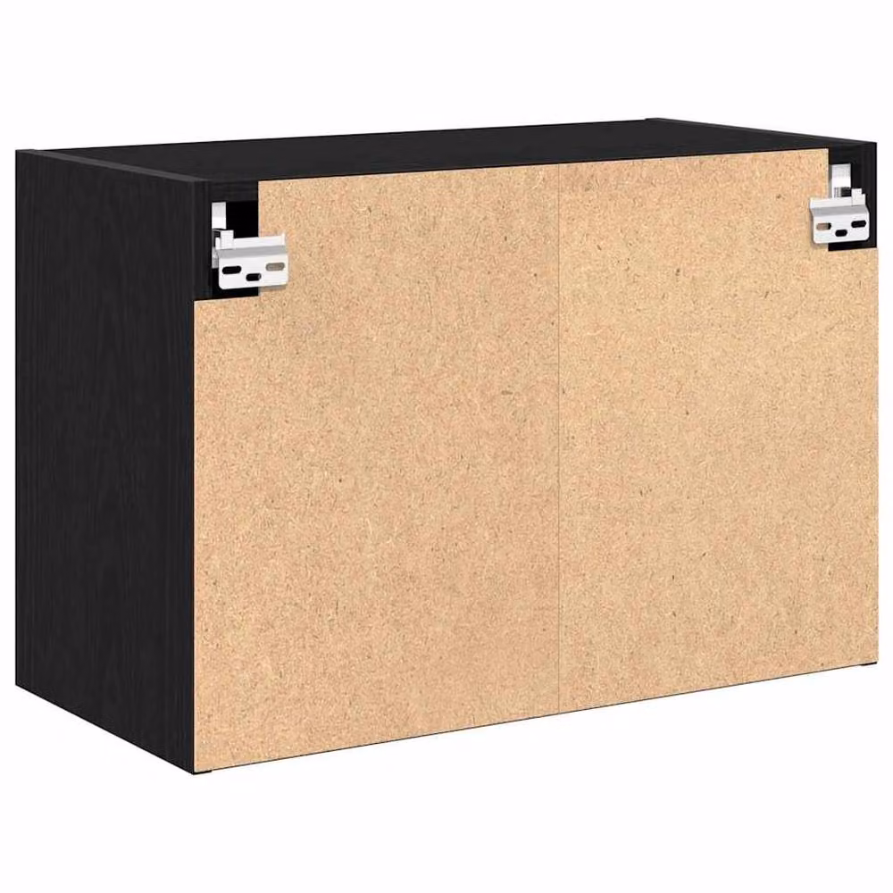 Berkfield Home Wall Mounted Garage and Workshop Cabinet in Black Matt MDF – 6