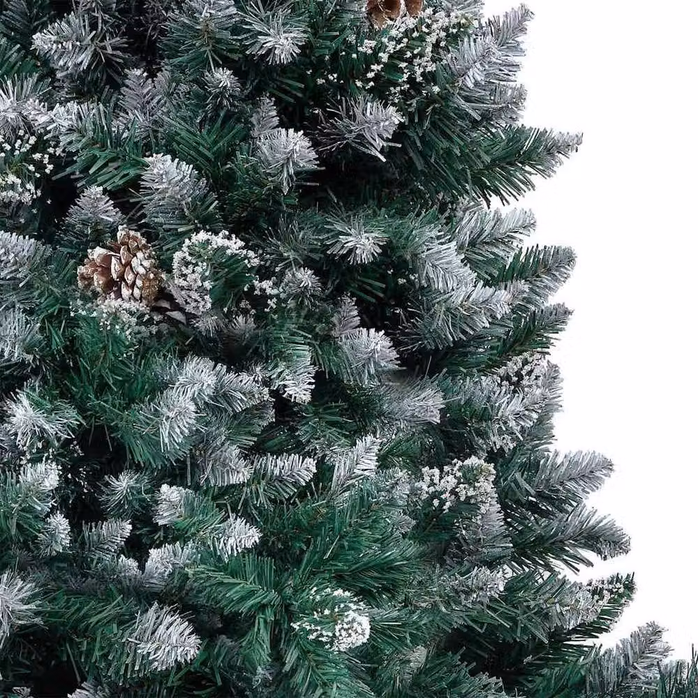 Berkfield Home Green Artificial Christmas Tree with 300 LEDs and Stand, Height: 180 cm – 4