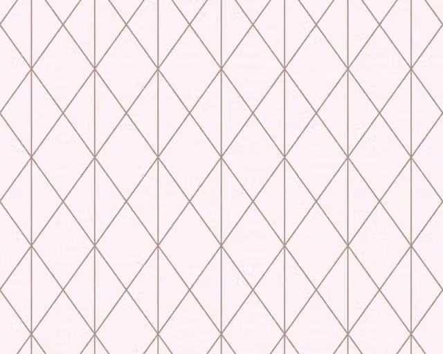A.S. Création Pink Geometric Triangle Metallic Modern Non-Woven Wallpaper