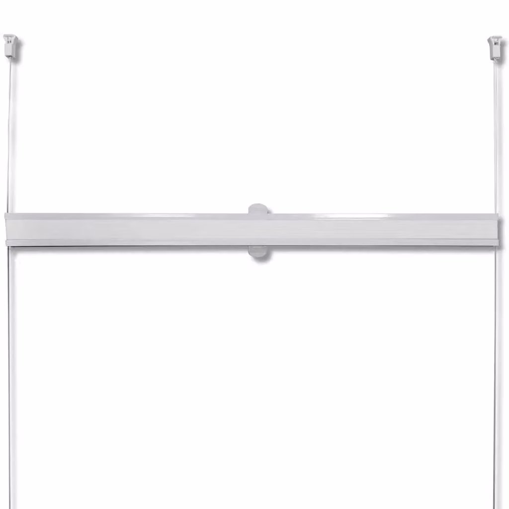 Berkfield Home White Single Pleat Plisse Blind, W: 40 cm, H: 125 cm – 2