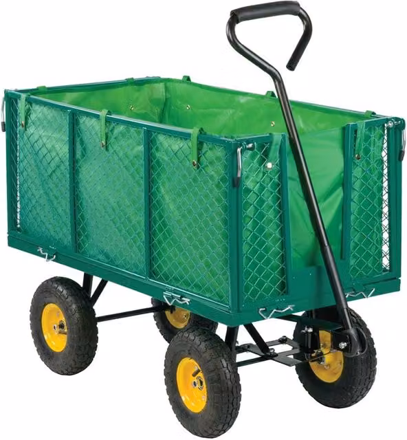 SPETLEK XL Heavy Duty Garden Trolley in Green