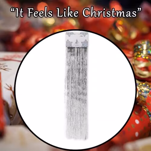 VFM e-Store Angel Hair Christmas Decoration, Silver, W/H: 38 x 50 cm – 6