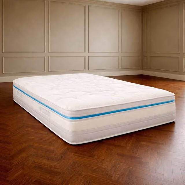 Desire Deco Laurel Hybrid Pocket Gel Mattress, White, W: 140 cm, D: 200 cm – 1