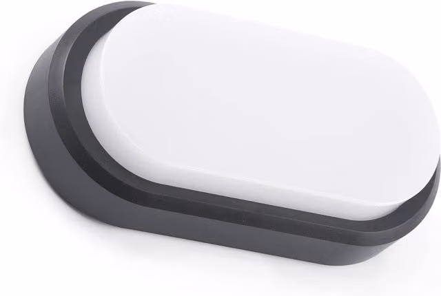 Netlighting Fred LED Outdoor Wall Light in White and Grey, IP65 Rated