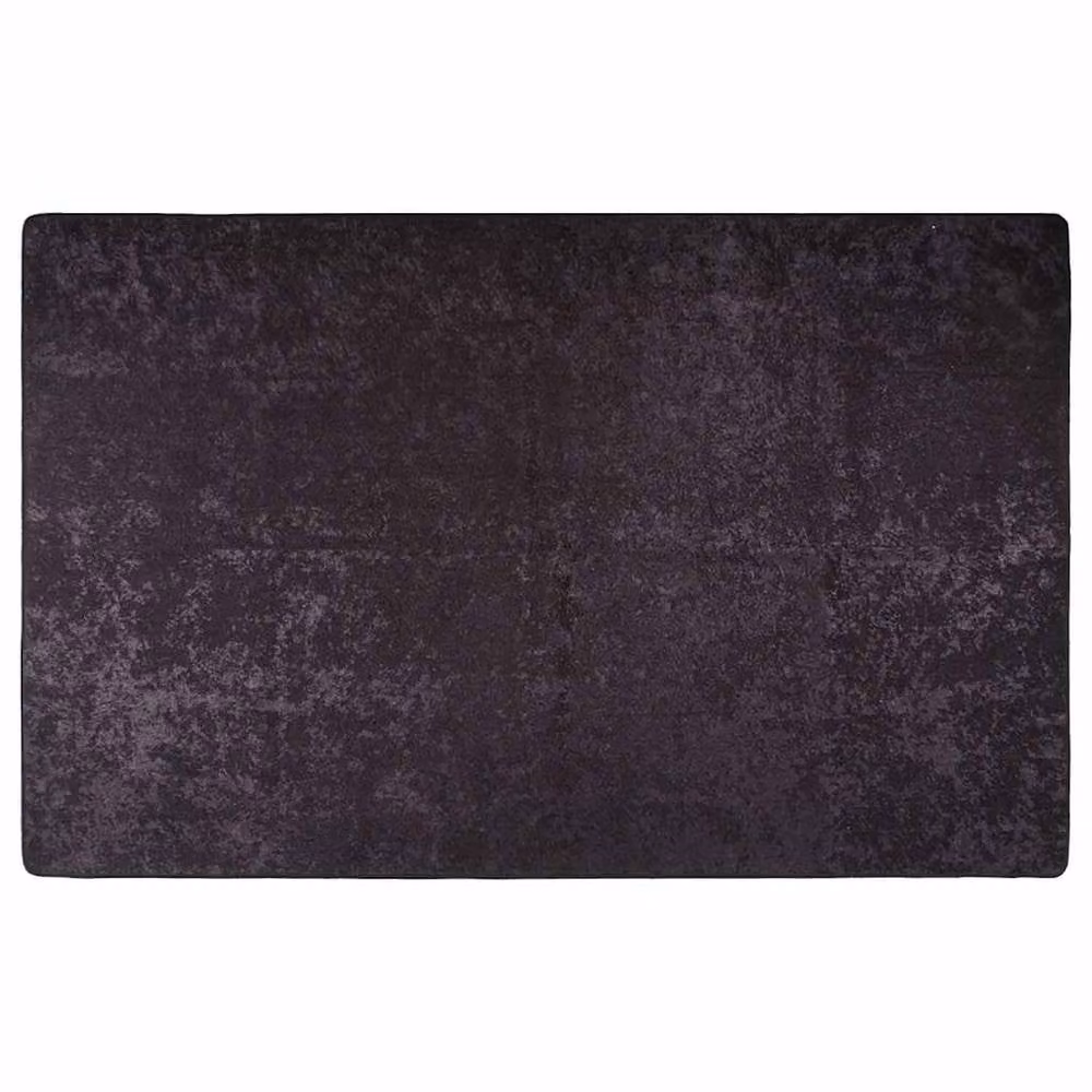 Berkfield Home Washable Abstract Round Rug in Anthracite and Black, Non-Slip, W: 150 cm, D: 150 cm – 1