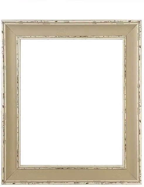 Frames by Post Scandi Rectangular Single Photo Frame in Beige, W/H: 20.32 x 20.32 cm