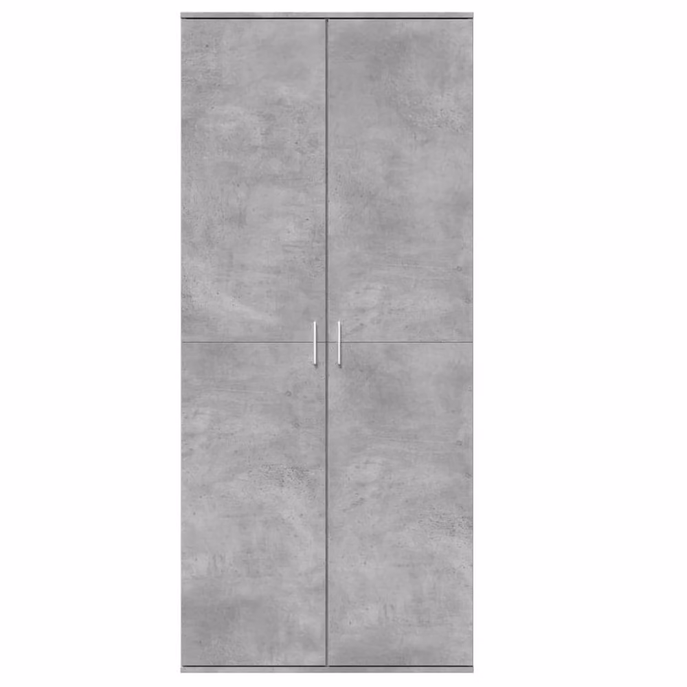 Berkfield Home Modern Highboard in Concrete Grey, W/D/H: 80 x 35 x 180 cm – 2