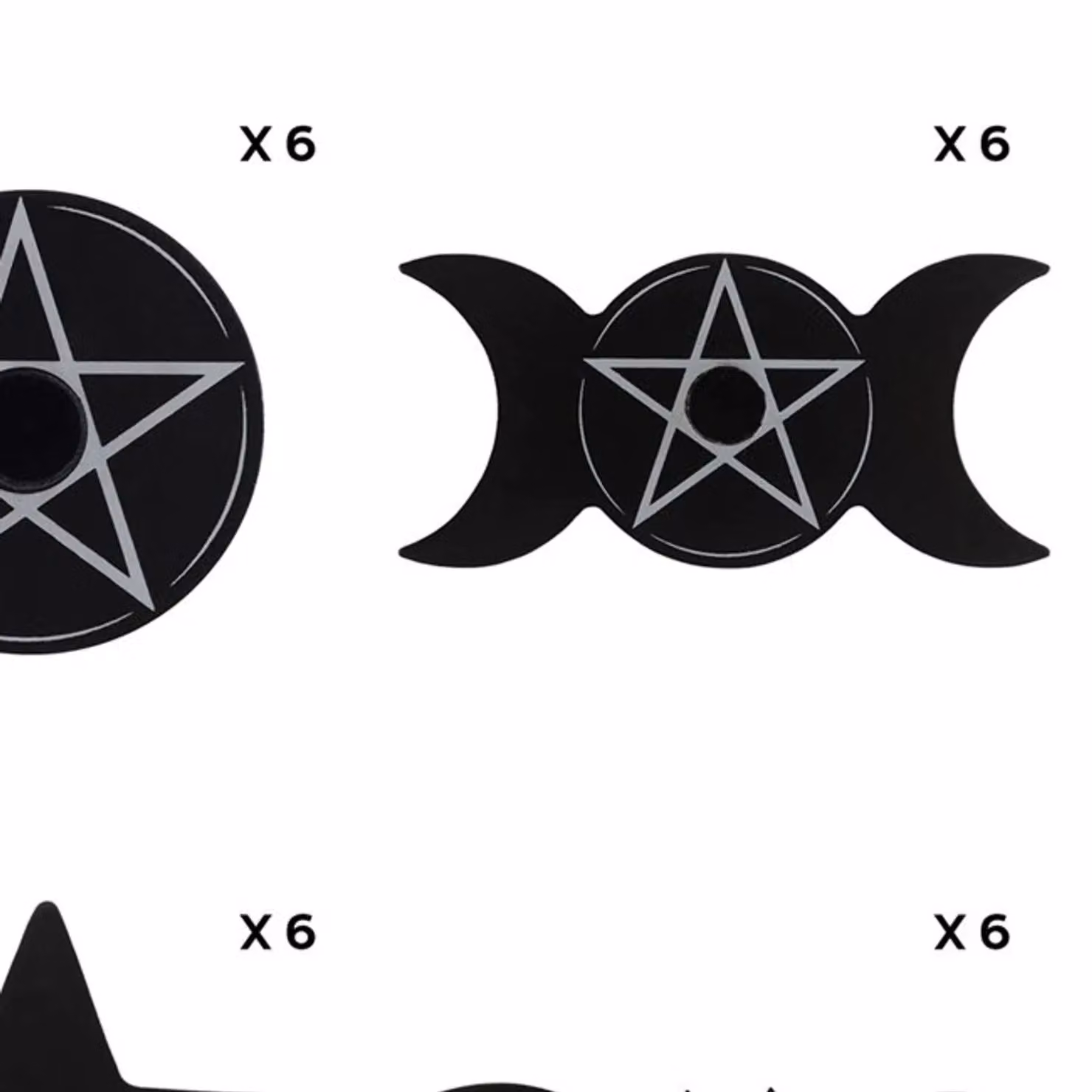 Something Different Black Magic Spell Mixed Tealight Candle Holders, Pack of 36 – 2