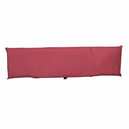 Samuel ALEXANDER Weatherproof Polyester Cushion Back for 2 Seater Wooden Garden Bench, Red, W: 99 cm, D: 20 cm, H: 5 cm – 4
