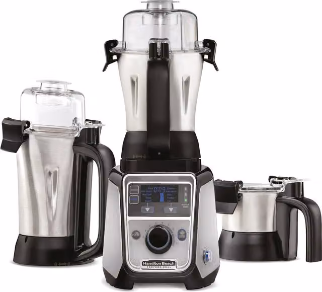 Hamilton Beach Professional Juicer Mixer Grinder in Silver Stainless Steel