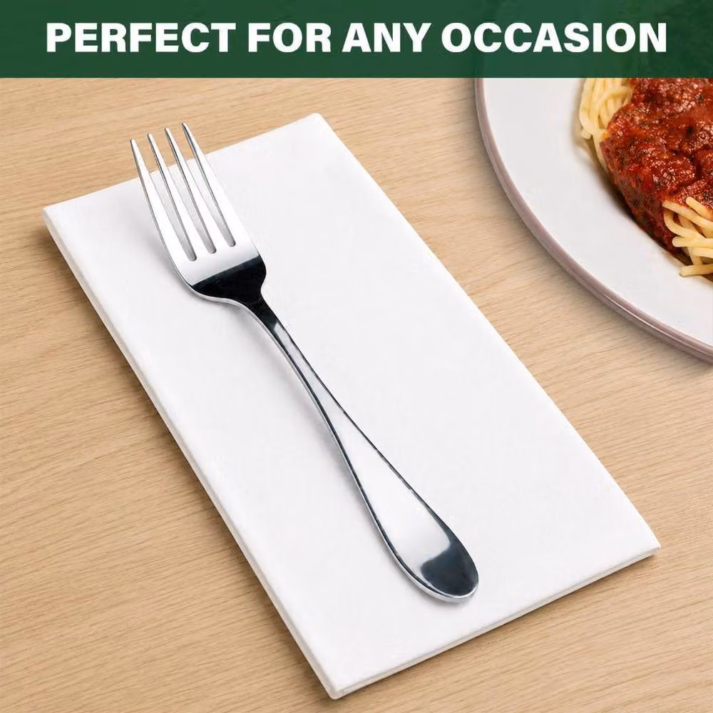 ECONX White 2-Ply Cocktail Paper Napkins, 40 cm, 125 Pieces – 2