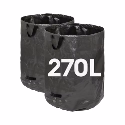 Harbour Housewares Heavy Duty Garden Waste Bags with Handles, 2-Pack, Green and Black – 1