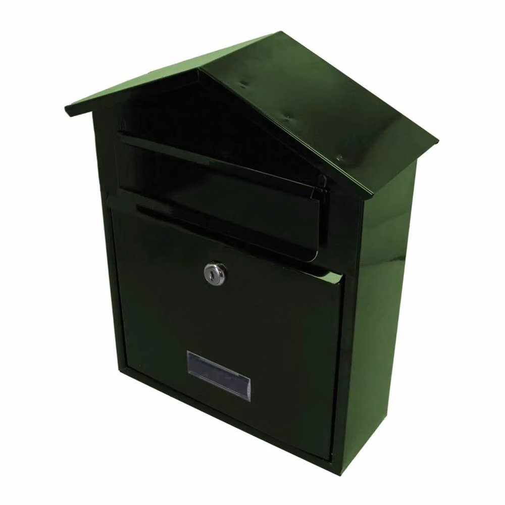SPETLEK Green Steel Enamel Wall Mounted Letterbox – 2
