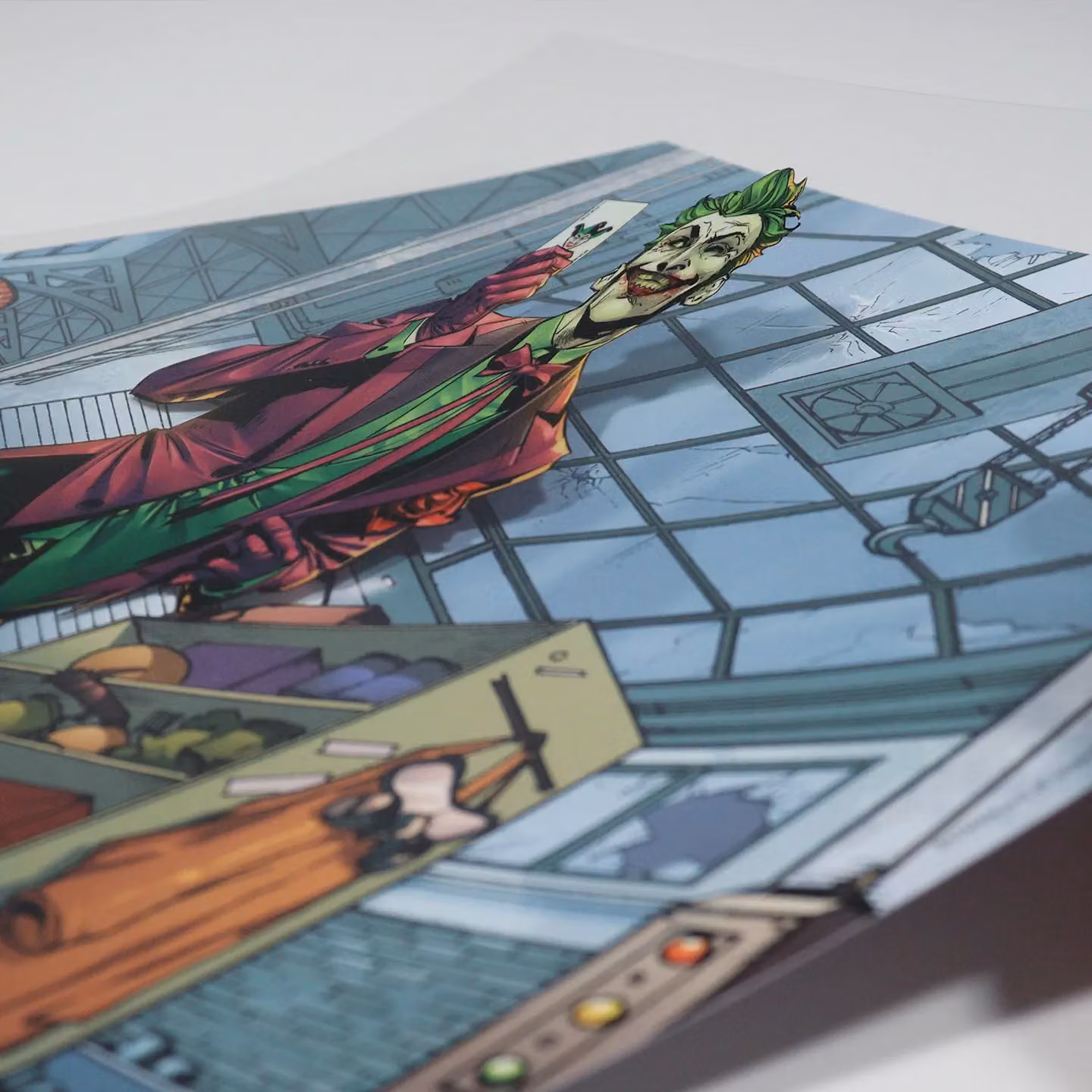 Fanattik DC Comics The Joker Limited Edition Fan-Cel Multicolour W: 35.56 cm, H: 27.95 cm – 3