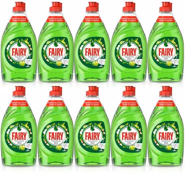 Fairy Washing Up Liquid Lemon 320ml - Green