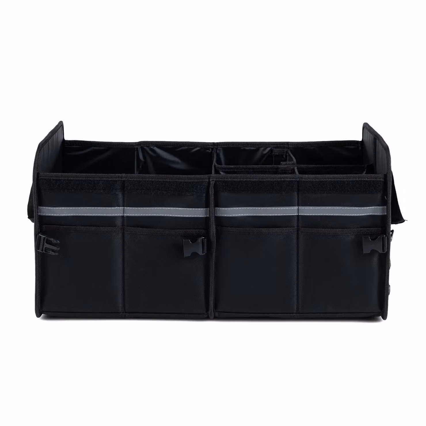 Costway 20L Portable Car Trunk Organizer with Lid in Black – 7