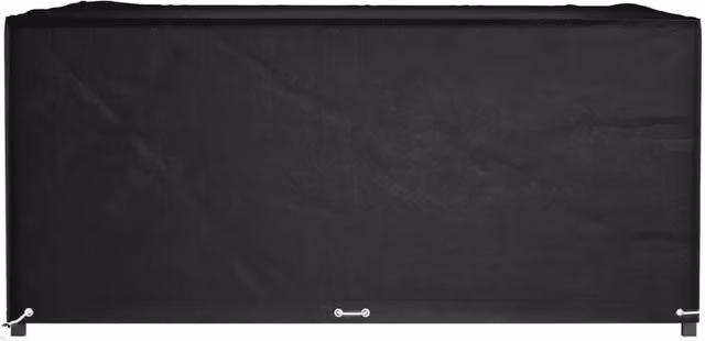 Berkfield Home Durable Square Garden Furniture Cover with 16 Eyelets, Black, W/D/H: 250 x 250 x 90 cm